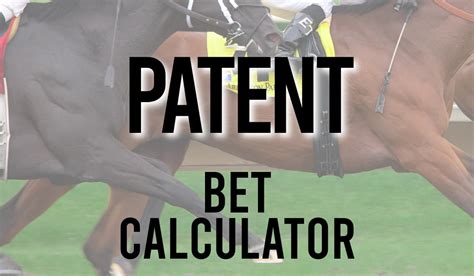 bet calculator patent|simple bet winnings calculator.
